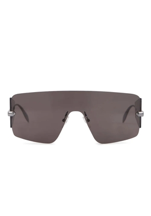 Alexander McQueen Eyewear oversize-frame sunglasses - Silver
