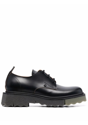 Off-White sponge sole derby shoes - Black