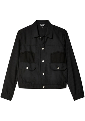Black Comme Des Garçons pinstripe shirt