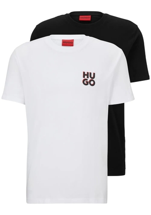 HUGO Dimento cotton T-shirt (pack of two) - Black