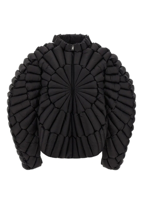 RAXXY quilted zip-front jacket - Black