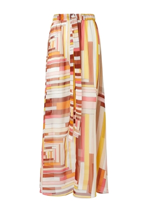 Missoni printed maxi skirt - Orange