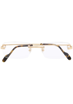 Cartier Eyewear Première de Cartier rectangular-frame glasses - White