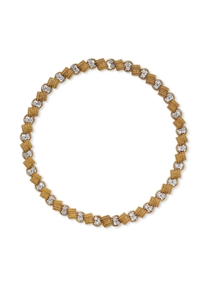 Van Cleef & Arpels Pre-Owned 1941 - 1960 pre-owned 18kt yellow gold link diamond choker