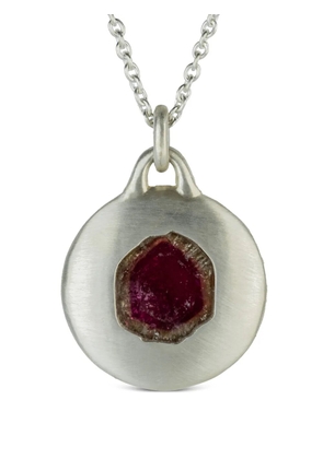 Parts of Four Disk necklace - Silver