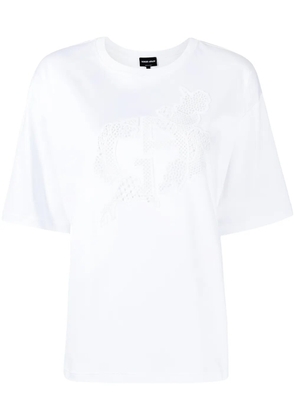 Giorgio Armani logo-print T-shirt - White