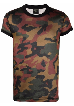 Jean Paul Gaultier Pre-Owned 2000s camouflage T-shirt - Brown