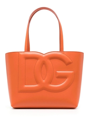 Dolce & Gabbana small DG logo tote bag - Orange