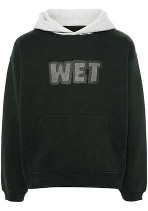 ERL text-print hoodie - Green
