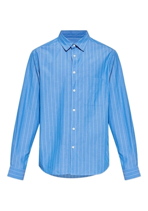 SAMSOE SAMSOE striped-pattern shirt - Blue