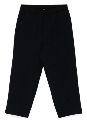 CFCL soft hypha straight-leg trousers - Black