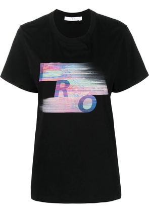 IRO graphic logo-print T-shirt - Black