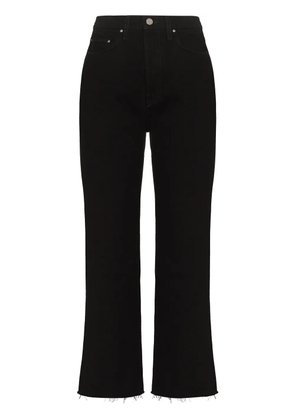 TOTEME cropped straight-leg jeans - Black