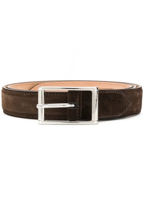 Scarosso classic square buckle belt - Brown