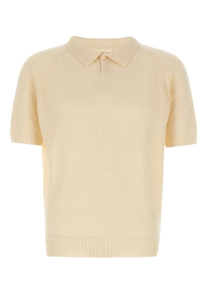 Ma'ry'ya bouclé polo shirt - Yellow