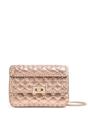Valentino Garavani small Rockstud Spike quilted cross body bag - Pink