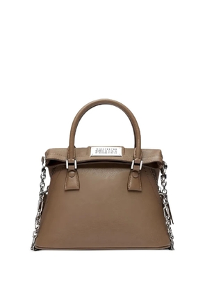 Maison Margiela mini 5AC chain-detail shoulder bag - Brown