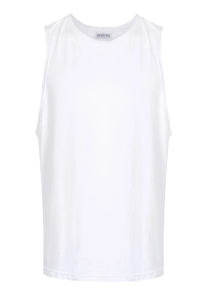 Amir Slama embroidered logo tank top - White
