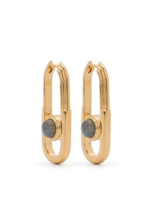 Missoma Zenyu Link Gemstone hoops - Gold