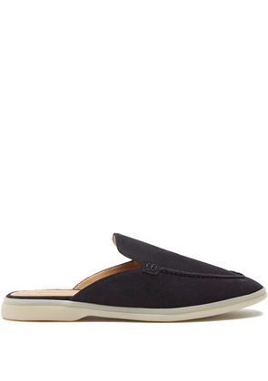 Scarosso suede slippers - Blue