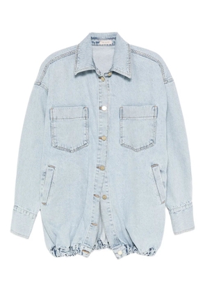 The Mannei drop-shoulder denim jacket - Blue