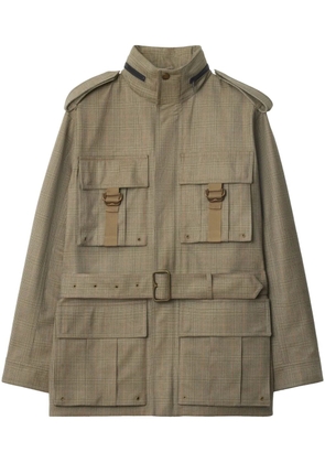 Burberry Prince of Wales check jacket - Neutrals