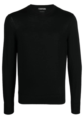 TOM FORD fine-knit wool jumper - Black