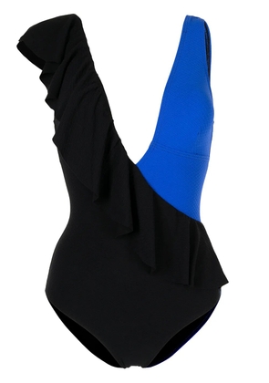 Duskii Claire two-tone swimsuit - Black