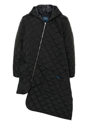 Comme Des Garçons Shirt asymmetric parka coat - Black
