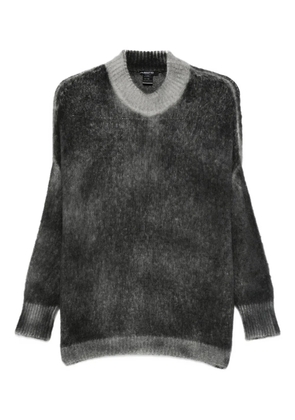 Avant Toi brushed-effect jumper - Grey