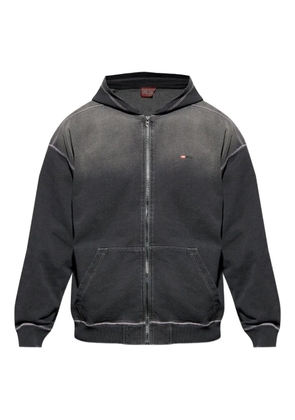Diesel S-Blaxto zip-fastening hoodie - Grey