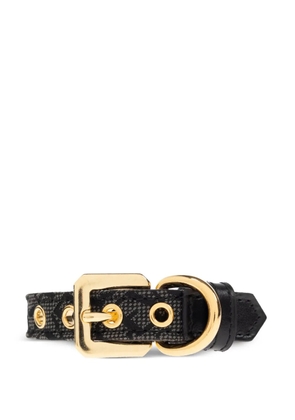 Versace patterned-jacquard collar - Black