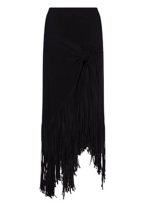Philosophy Di Lorenzo Serafini fringed maxi skirt - Black