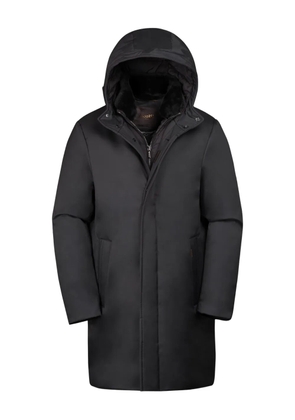 Moorer Vannes-ADS hooded zip jacket - Black