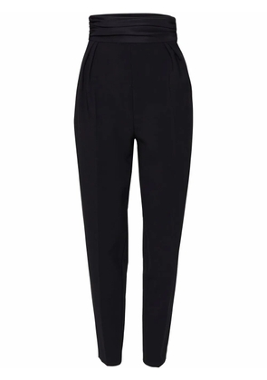 Carolina Herrera high-waist tapered-leg trousers - Black