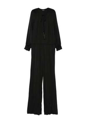 TOM FORD gathered long-sleeve jumpsuit - Black