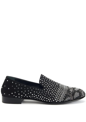 Giuseppe Zanotti Marthin crystal-embellished loafers - Black
