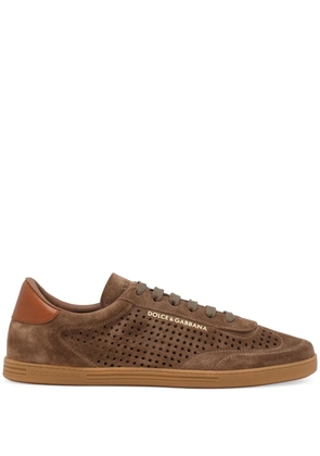 Dolce & Gabbana Saint Tropez suede sneakers - Brown