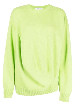 Enföld slouched-knit sweatshirt - Green