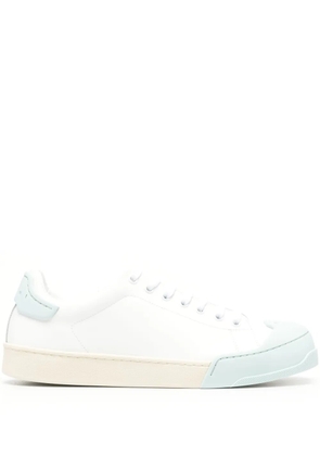 Marni logo-debossed leather sneakers - Neutrals