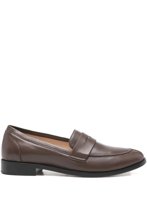 P.A.R.O.S.H. leather loafers - Brown