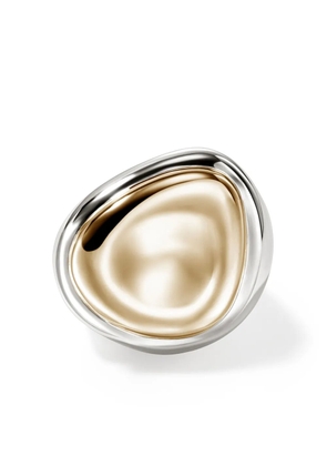 John Hardy 14kt yellow gold Pebble ring - Silver