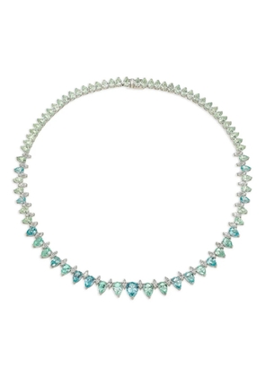 Anabela Chan Ovean Infinity sapphire and diamond necklace - Blue