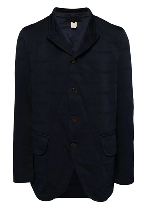 Comme Des Garçons Shirt strong will printed jacket - Blue