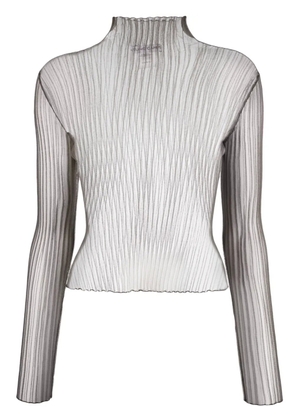 AISLING CAMPS Modern Mist sheer T-shirt - Grey