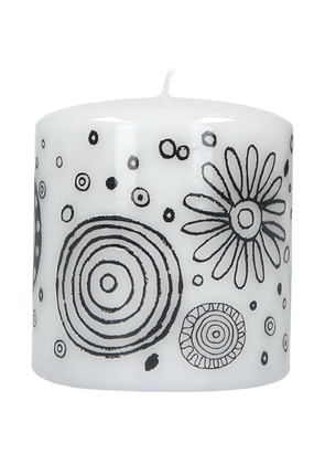 10 CORSO COMO graphic-print medium candle (10cmx10cm) - White