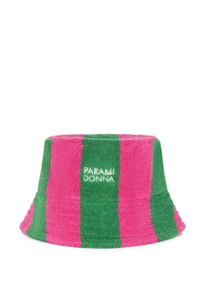 PARAMIDONNA striped bucket hat - Pink