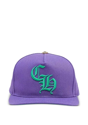 Chrome Hearts logo-embroidered baseball cap - Purple