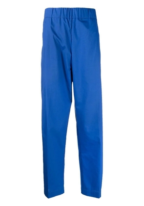 Laneus straight-leg cotton trousers - Blue