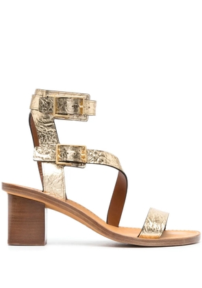 Zadig&Voltaire Cecilia Caprese 60mm sandals - Gold